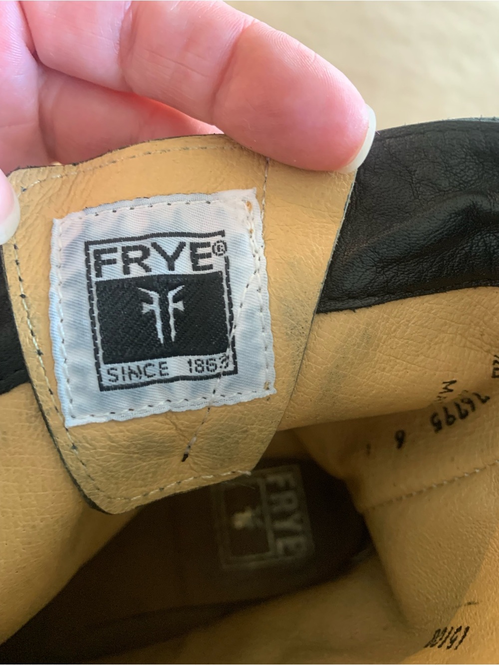 Frye Black Leather Buckle Studded Moto Boots Size 9.5 - Picture 13 of 15